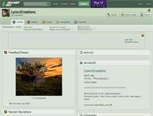 Tablet Screenshot of lynnjcreations.deviantart.com