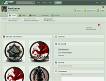 Tablet Screenshot of kamizanon.deviantart.com