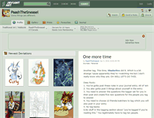 Tablet Screenshot of paashthesneasel.deviantart.com