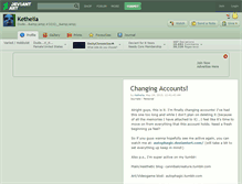 Tablet Screenshot of kethelia.deviantart.com