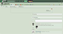 Desktop Screenshot of lostbloodsin.deviantart.com