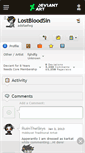 Mobile Screenshot of lostbloodsin.deviantart.com