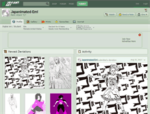 Tablet Screenshot of japanimated-emi.deviantart.com