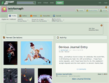 Tablet Screenshot of lastofasmagth.deviantart.com