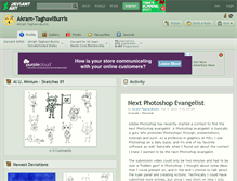 Tablet Screenshot of akram-taghaviburris.deviantart.com