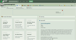 Desktop Screenshot of immortalangel666.deviantart.com