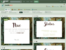 Tablet Screenshot of hoodie.deviantart.com
