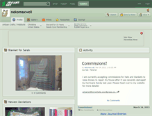 Tablet Screenshot of nekomaxwell.deviantart.com