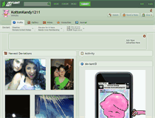 Tablet Screenshot of kottonkandy1211.deviantart.com