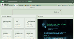 Desktop Screenshot of liberator7.deviantart.com