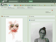 Tablet Screenshot of nxzz.deviantart.com
