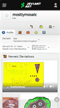 Mobile Screenshot of mostlymosaic.deviantart.com