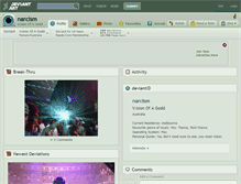 Tablet Screenshot of narcism.deviantart.com