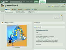 Tablet Screenshot of mrsgaaraoftehsand.deviantart.com