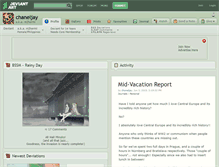 Tablet Screenshot of chaneljay.deviantart.com