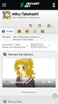 Mobile Screenshot of miku-takahashi.deviantart.com