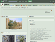 Tablet Screenshot of dreamw.deviantart.com