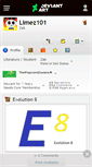 Mobile Screenshot of limez101.deviantart.com