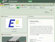 Tablet Screenshot of limez101.deviantart.com