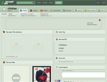 Tablet Screenshot of chiskiao.deviantart.com