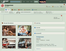 Tablet Screenshot of lonegunmen.deviantart.com