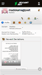 Mobile Screenshot of madokamagipoet.deviantart.com