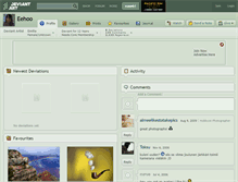 Tablet Screenshot of eehoo.deviantart.com
