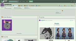Desktop Screenshot of carinaflower.deviantart.com