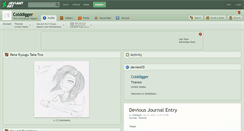 Desktop Screenshot of colddigger.deviantart.com