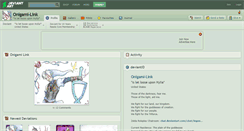 Desktop Screenshot of onigami-link.deviantart.com
