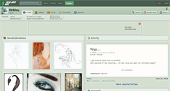 Desktop Screenshot of kirikizu.deviantart.com