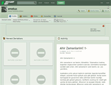 Tablet Screenshot of emekuc.deviantart.com