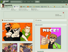 Tablet Screenshot of kamlotviii.deviantart.com