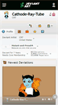 Mobile Screenshot of cathode-ray-tube.deviantart.com