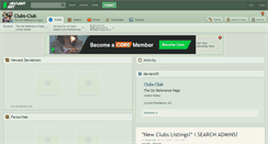 Desktop Screenshot of clubs-club.deviantart.com