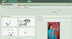 Desktop Screenshot of fire-ratio-mia.deviantart.com