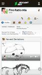 Mobile Screenshot of fire-ratio-mia.deviantart.com