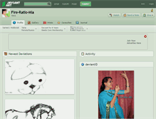 Tablet Screenshot of fire-ratio-mia.deviantart.com