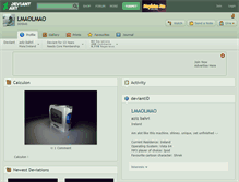 Tablet Screenshot of lmaolmao.deviantart.com