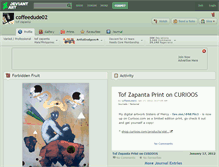 Tablet Screenshot of coffeedude02.deviantart.com
