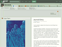 Tablet Screenshot of marcianek.deviantart.com