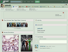 Tablet Screenshot of jebbo88.deviantart.com