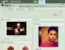 Tablet Screenshot of dolph117.deviantart.com