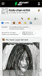 Mobile Screenshot of kodo-chan-artist.deviantart.com