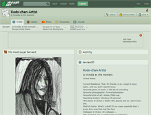 Tablet Screenshot of kodo-chan-artist.deviantart.com