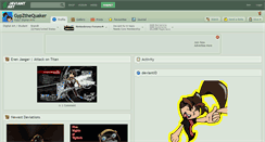 Desktop Screenshot of gypzthequaker.deviantart.com