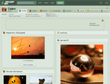 Tablet Screenshot of cojaro.deviantart.com