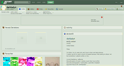 Desktop Screenshot of darklady4.deviantart.com