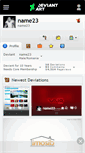 Mobile Screenshot of name23.deviantart.com