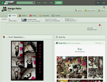 Tablet Screenshot of mango-neko.deviantart.com